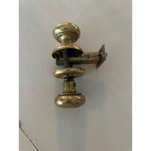 lockwood Door Knob Bright Brass Passage